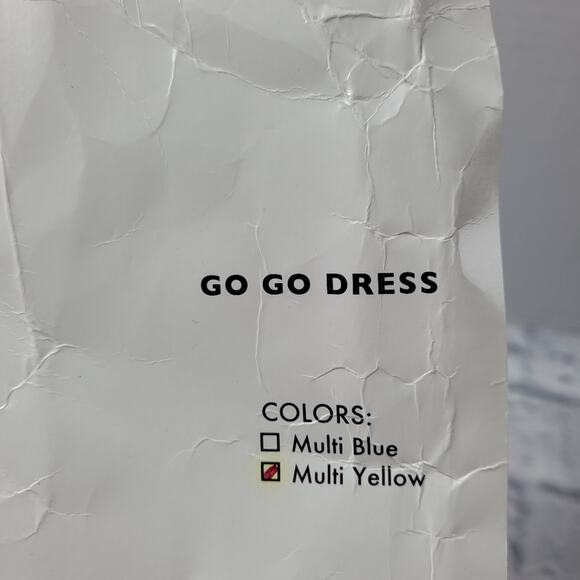 Charades Mod Go Go Flower Power Velour Dress Shiny Yellow Boots & Hat Costume XL - Picture 15 of 15